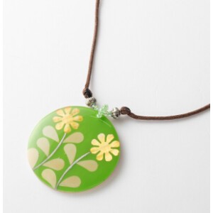 Shell Necklace/Pendant Necklace Floral Pattern 2024 Spring/Summer