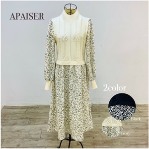 Casual Dress Floral Pattern Spring Switching NEW