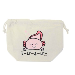 【巾着袋】おえかきさんシリーズ マチ付き巾着 うーぱーるーぱーさん