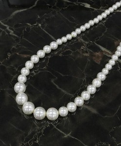 Chain Pearls/Moon Stone 42cm Made in Japan