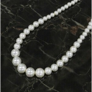 Pearls/Moon Stone Necklace/Pendant Necklace 42cm Made in Japan