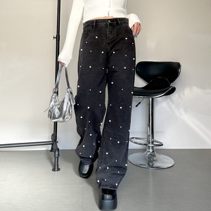Denim Full-Length Pant Pearl black Denim Pants 2023 New