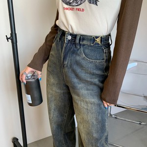 Denim Full-Length Pant Waist Denim Pants 【2024NEW】