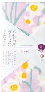 日本製 made in japan js/KIMONO STYLE スタイル 水仙 てぬぐい JS6127