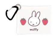 Pouch Series Miffy Strawberry Chocolate Clear