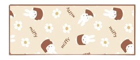 Hand Towel Series Miffy Quickdry Strawberry Chocolate Face