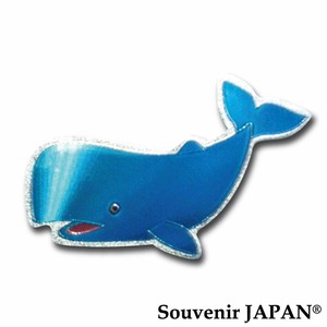 【ホイルマグネット】マッコウクジラ  ダイカットマグネット【お土産向け商品】