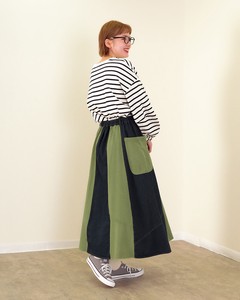 Skirt Series Brushed Spring/Summer Denim Switching