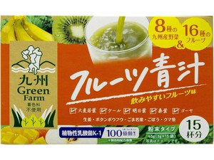 新日配薬品 フルーツ青汁 3gx15包 x24【健康食品】