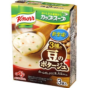 味の素 クノール カップスープ 豆のポタージュ 55.8g x10【カップスープ】