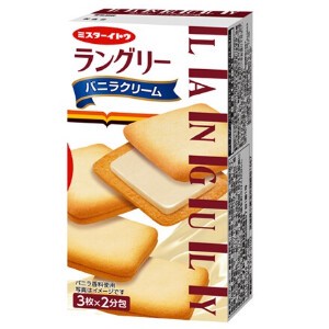 イトウ ラングリーバニラクリーム 6枚 x6【チョコ】【クッキー・ビスケット】
