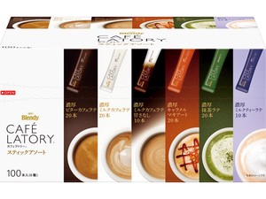 AGF ブレンディ カフェラトリー スティック アソート 100本【コーヒー】【インスタント】