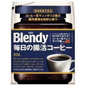AGF ブレンディ毎日の腸活コーヒー 袋 80g x12【コーヒー】