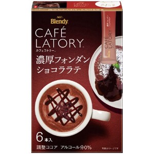 AGF カフェラトリースティック フォンダンショコラ 6本 x6【コーヒー】【インスタント】