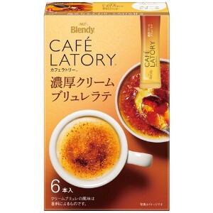 AGF カフェラトリースティック クリームブリュレ 6本 x6【コーヒー】【インスタント】