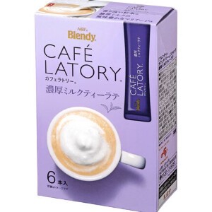 AGF カフェラトリースティック ミルクティーラテ 6本 x6【コーヒー】【インスタント】