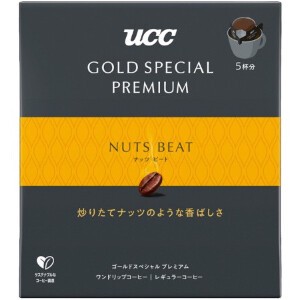 UCC GOLD SPECIAL PREMIUM ワンドリップコーヒー ナッツビート 10gx5袋 x6【コーヒー】【インスタント】