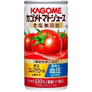 カゴメ トマトジュース 食塩無添加  缶 190g x30【野菜ジュース】