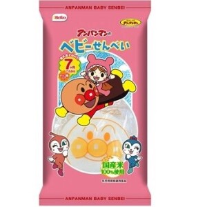 栗山米菓 アンパンマンのベビーせんべい 6袋 x12【米菓】