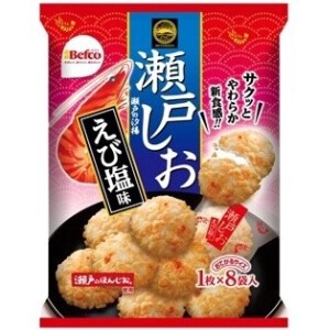 栗山米菓 瀬戸の汐揚 8袋 x20【米菓】