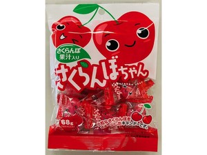 川口製菓 さくらんぼちゃん 68g x10【飴・グミ・ガム】