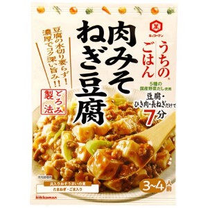 キッコーマン お惣菜の素 肉みそねぎ豆腐 80g x10【 中華・料理の素】