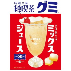 アイデアパッケージ 昭和の味 純喫茶グミ ミックスジュース味 40g x10【飴・ガム・グミ】