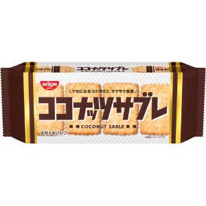 日清シスコ ココナッツサブレ 16枚 x12【クッキー・ビスケット】