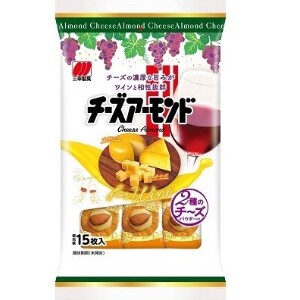 三幸製菓 チーズアーモンド 15枚 x16【米菓】
