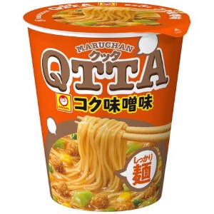 マルちゃん QTTA コク味噌味 カップ 82g x12【ラーメン】
