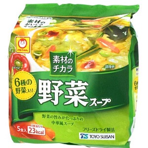 マルちゃん 素材のチカラ野菜スープ 6gx5袋 x6【スープ】