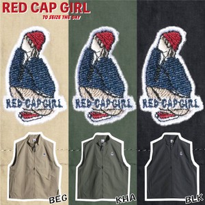 Vest/Gilet Nylon Water-Repellent Vest Patch RED CAP GIRL