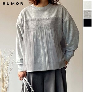 Sweater/Knitwear Pullover Tulle Brushed Docking 【2024NEW】