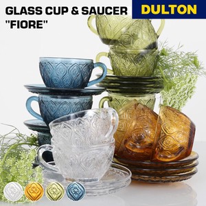 DULTON（ダルトン） A615-818 グラスカップ＆ソーサーフィオーレ