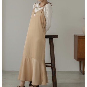 Casual Dress Design Satin Bird One-piece Dress M