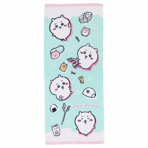 【フェイスタオル】ちいかわ プリントロングタオル ちいかわいろいろ