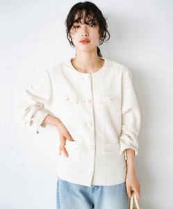 【2024SS新商品】ANNA LUNA ツイードフリンジジャケット