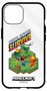 Minecraft IIIIfit Clear iPhone15/14/13 対応ケース Bタイプ CMC-01B