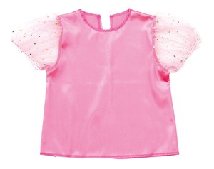 Kids' Short Sleeve T-shirt Pink Satin