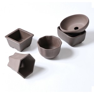 【瀬戸焼ミニプランター/日本製盆栽鉢】＊64895 s/5 mini planters