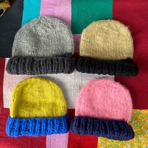 针织帽 双色 4颜色