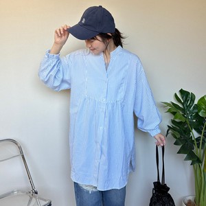 Button Shirt/Blouse Stripe 【2024NEW】