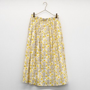 【新作】S4502　フラワーラインスカート