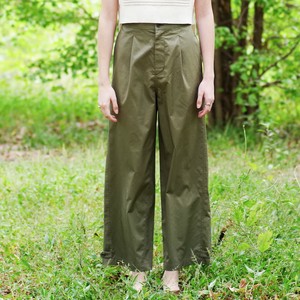 Full-Length Pant Twill 2Way Wide Pants
