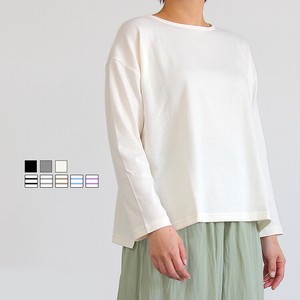 T-shirt Pullover Plain Color Border Cut-and-sew 2024 Spring/Summer