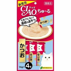 CIAO ちゅ〜る　かつお味 14g×4本