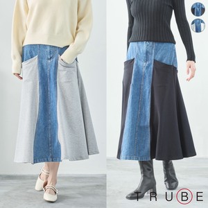 Skirt Long Skirt L Switching 【2024NEW】