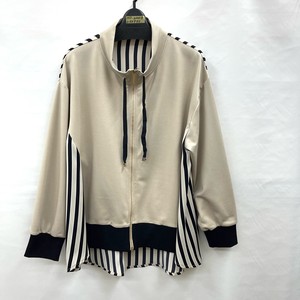 Blouson Jacket Stripe M Cut-and-sew 2024 Spring/Summer