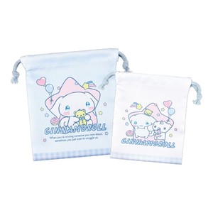 □【即納】サンリオキャラクターズ 2P巾着セット 甘えんぼナミダ シナモロール SALE10