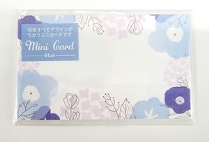 Greeting Card Mini Blue M